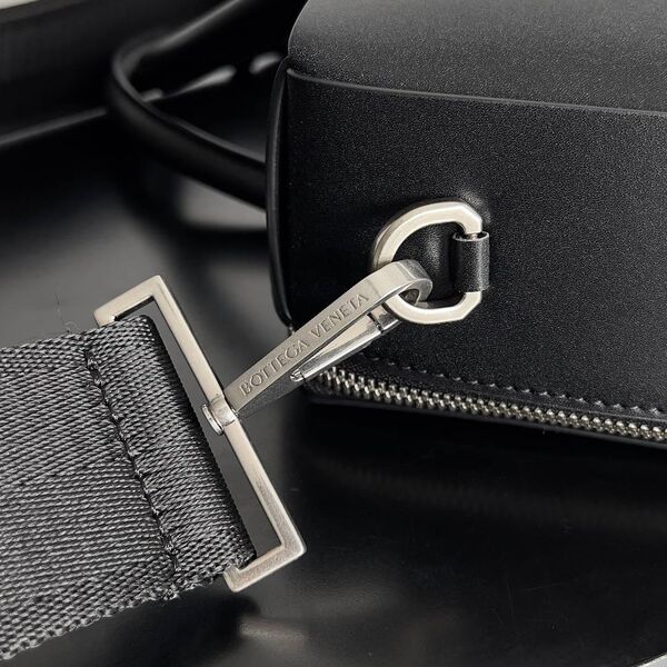 Мужской портфель Bottega Veneta мужской кожа черный 120671-3