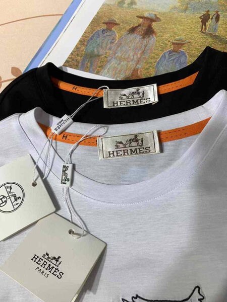 Мужская футболка Hermès мужской белый 180756-6