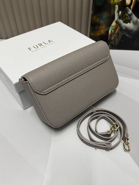 Сумка Furla женский кожа серый f7235679-1-2