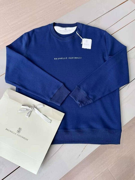 Мужской костюм Brunello Cucinelli мужской синий 160791-4