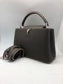 Сумка Louis Vuitton Capucines женский кожа графитовый 76627-2