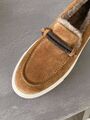 Лоферы Brunello Cucinelli женский овчина бежевый 39766-2