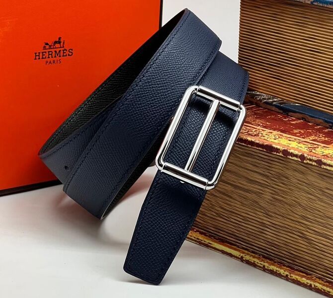 Женский ремень Hermès женский кожа черный 21683