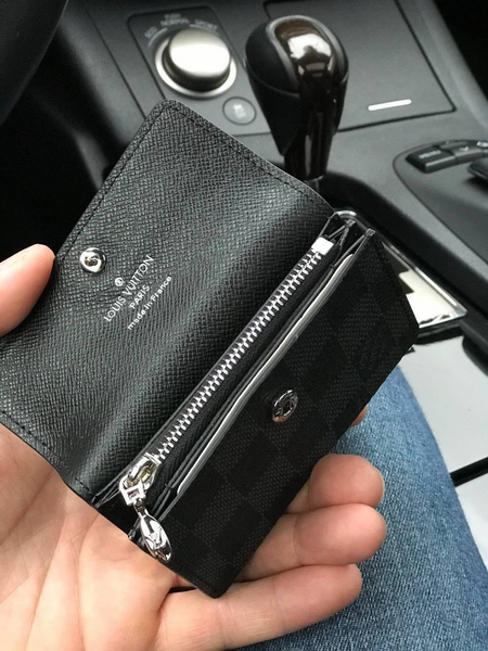 Мужской портмоне Louis Vuitton мужской канва черный 92978-2