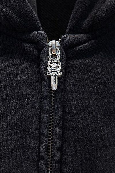 Мужское зип-худи Chrome Hearts мужской черный l9474800-1-2