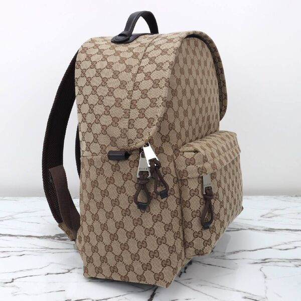 Рюкзак Gucci женский кожа бежевый 166482-4