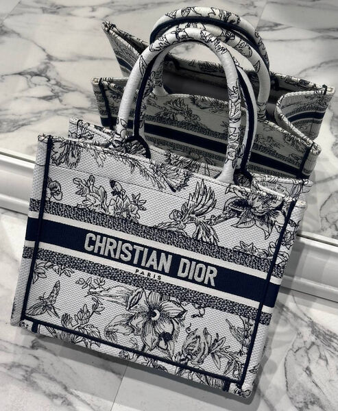 Сумка Christian Dior Book женский текстиль графитовый 192292