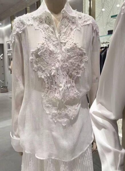Блузка Ermanno Scervino женский белый 175782