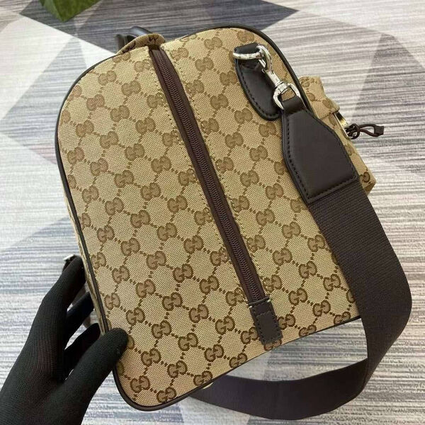 Дорожная сумка Gucci женский канва бежевый 164569-5