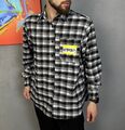 Мужская рубашка Vetements мужской черный,коричневый 104148