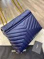 Сумка Saint Laurent женский кожа синий 97080-3