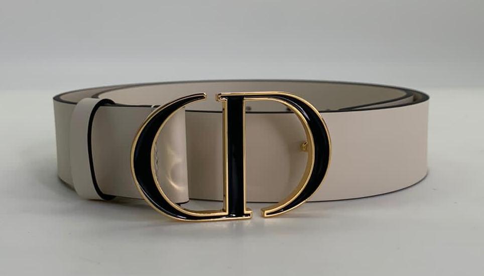 Женский ремень Dior женский кожа бежевый 21406