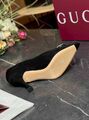 Женские туфли Gucci женский замша черный l5733099-1-7