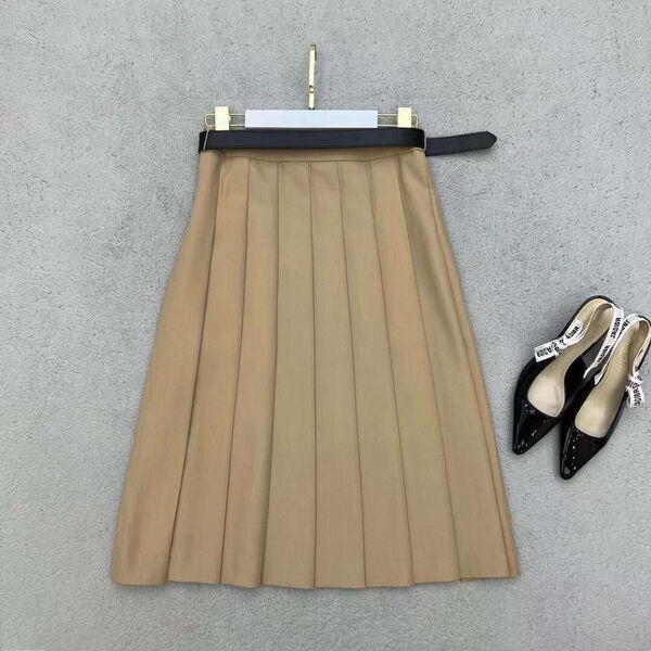 Юбка Prada женский бежевый 108028