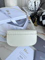 Сумка Christian Dior Bobby женский кожа белый 74080-7
