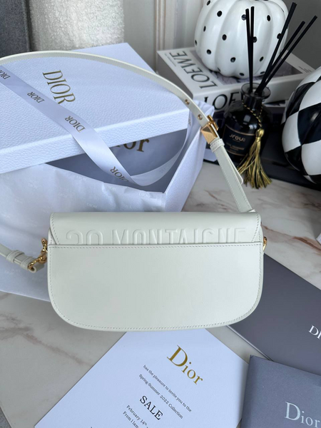 Сумка Christian Dior Bobby женский кожа белый 74080-7