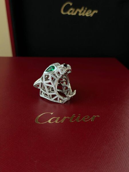 Комплект: кольцо, серьги, браслет Cartier женский серебро p3579911-1-5