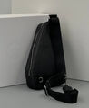 Мужская сумка слинг Montblanc мужской кожа черный 200798-3