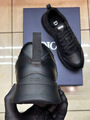 Мужские кроссовки Christian Dior мужской кожа черный 167265-5