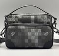 Мужская сумка мессенджер Louis Vuitton мужской кожа графитовый 200785-1