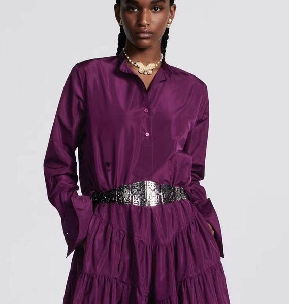 Рубашка Christian Dior женский фиолетовый 145085