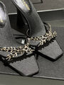 Шлепки Saint Laurent женский кожа черный 171052-3