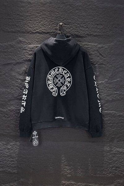 Мужское зип-худи Chrome Hearts мужской черный l9474800-1-3