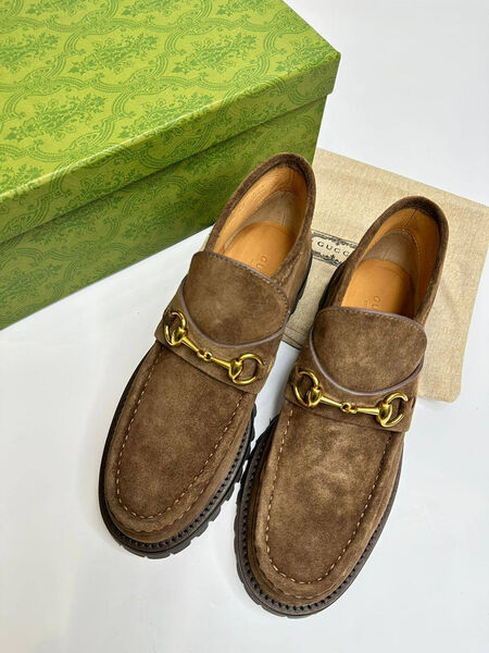 Ботинки Gucci женский замша 136761-2