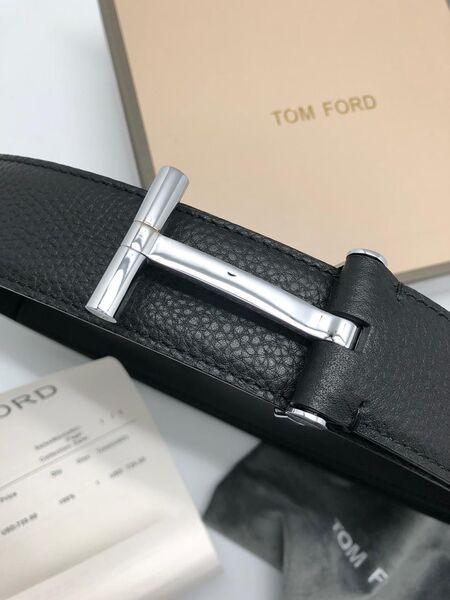Ремень Tom Ford мужской кожа черный 63717-2