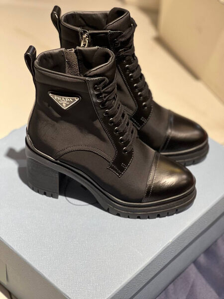 Ботинки Prada женский кожа черный 162830-4