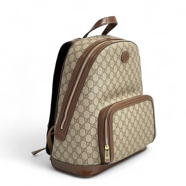 Рюкзак Gucci женский кожа бежевый 98539