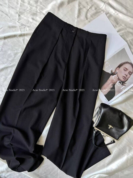 Брюки Acne Studio женский черный 127366-2