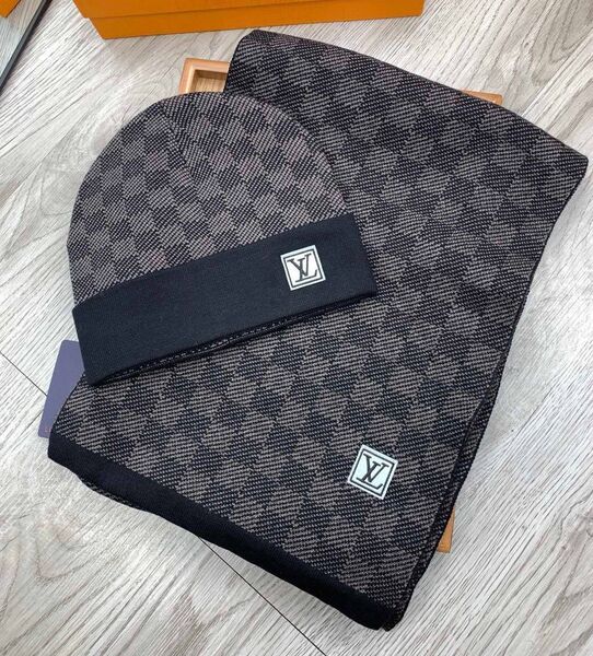Мужской комплект Louis Vuitton мужской вязаная ткань графитовый 135747