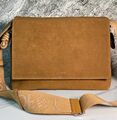 Мужская сумка мессенджер Loewe мужской замша бежевый 168842-1