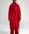 Шуба Max Mara женский бордовый 91278-1