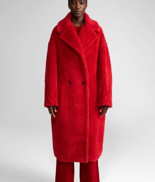 Шуба Max Mara женский бордовый 91278