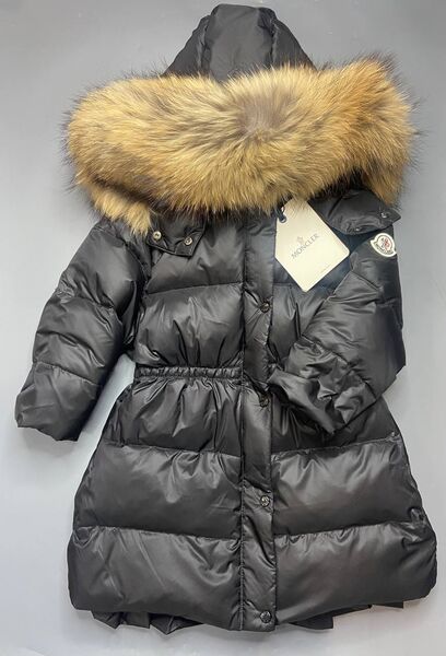 Детский пуховик Moncler черный 177718