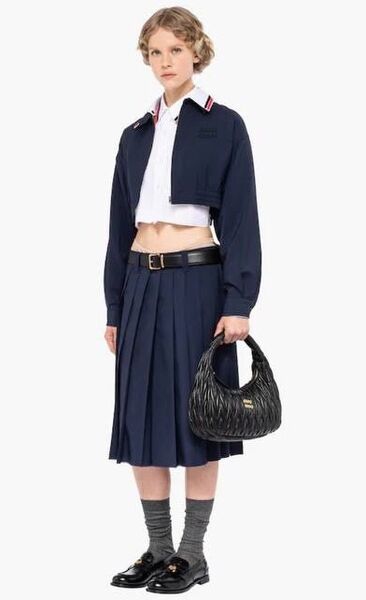 Сумка Miu Miu Wander женский кожа черный 112258-4