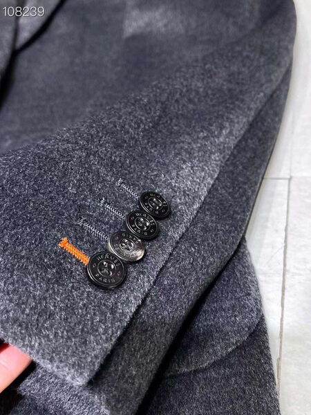 Мужской пиджак Hermès мужской графитовый 130609-6
