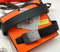 Мужской ремень Hermès мужской кожа черный 108566-1