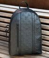 Мужской рюкзак Louis Vuitton мужской кожа черный 121552-1