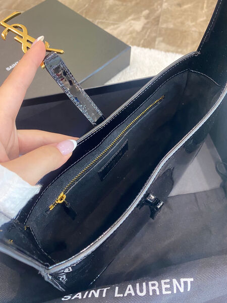 Сумка Saint Laurent женский кожа черный 77435-4