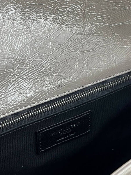 Сумка Saint Laurent Niki Medium женский кожа графитовый 160386-5