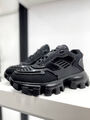 Кроссовки Prada женский кожа черный 36268-4