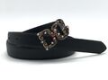 Женский ремень Dolce & Gabbana женский кожа черный 21434