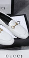 Лоферы Gucci женский кожа белый 99939-6
