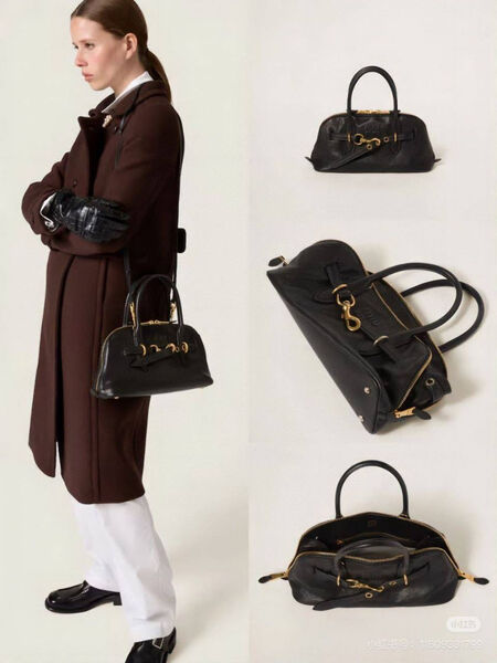 Сумка Miu Miu женский кожа черный 161404-2