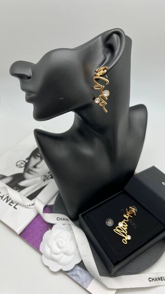 Серьги Chanel золотой 175979