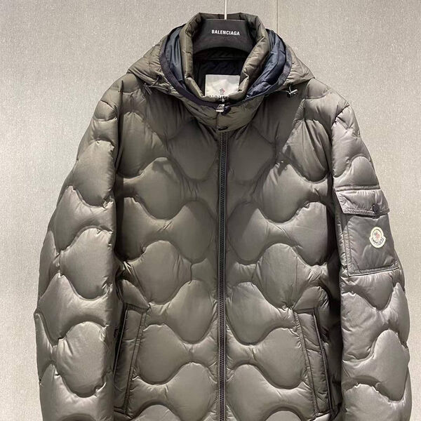 Мужской пуховик Moncler мужской графитовый 161276-3