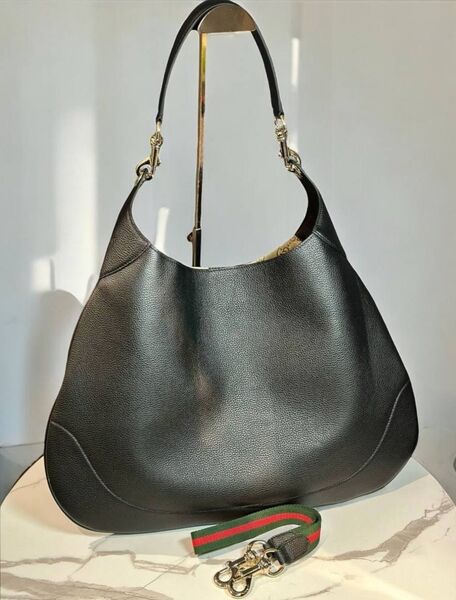 Сумка Gucci женский кожа черный 175445